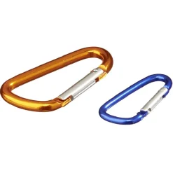 Gifi Quincaillerie^Mousqueton acier 50 et 70 mm x2