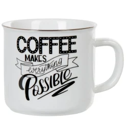Gifi Mug à message Coffee makes everything possible Bakery