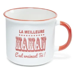 Gifi Mug à message en céramique