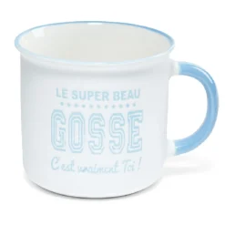 Gifi Mug à message en céramique