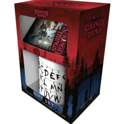 Gifi Mug + sous-verre + porte clé Stranger Things