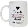 Gifi Mug avec inscription 2 modèles
