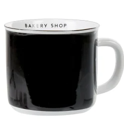 Gifi Mug bicolore noir blanc collection Bakery