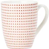 Gifi Mug blanc triangles rouges