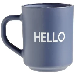 Gifi Mug bleu inscription HELLO 250ml