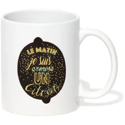 Gifi Mug céramique couleur changeante Ø8 cm
