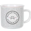 Gifi Mug croissant blanc noir rose collection Bakery