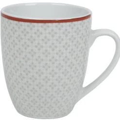 Gifi Mug design oreige bord orange et motifs gris