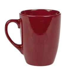 Gifi Mug en faïence 31 cl uni rouge brillant
