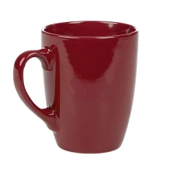 Gifi Mug en faïence 31 cl uni rouge brillant