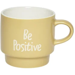 Gifi Mug en faïence avec support en métal x4