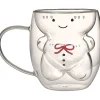 Gifi Mug en verre à double paroi décor personnage 300 ml