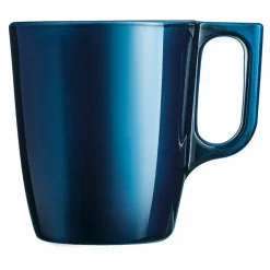 Gifi Mug en verre trempé Luminarc flashy bleu pétrôle 50 cl