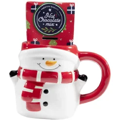Gifi Mug forme personnage de Noël multicolore
