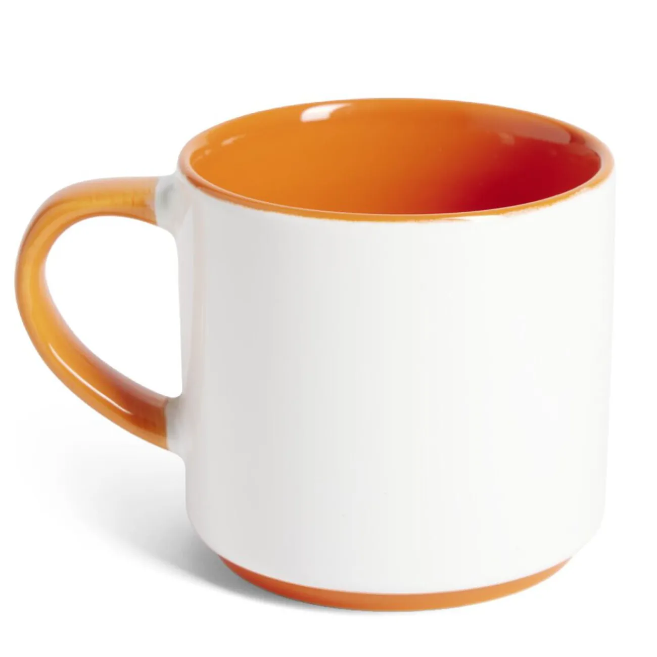 Gifi Mug grès bicolore 450mL Ø8,5xH8cm