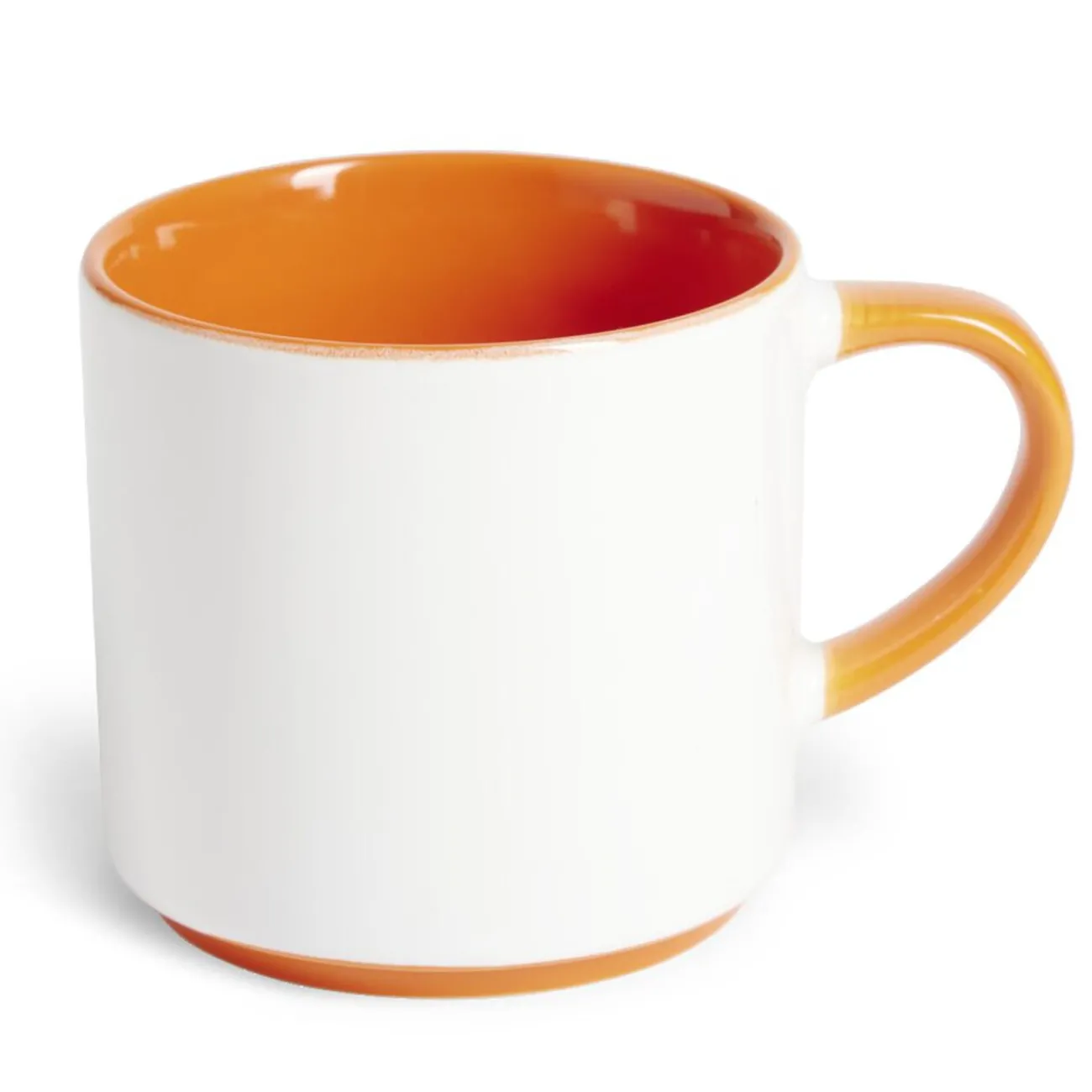Gifi Mug grès bicolore 800mL Ø8,8xH13,5cm