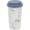 Gifi Mug imprimé avec couvercle uni 400 ml
