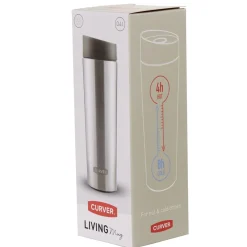 Gifi Mug isotherme 0,4 L gris Curver