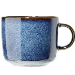 Gifi Mug émail porcelaine bleu 350ml Ø9,4xH8cm