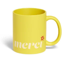 Gifi Mug Merci pour cette année céramique Ø8xH10cm 4 modèles