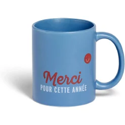 Gifi Mug Merci pour cette année céramique Ø8xH10cm 4 modèles