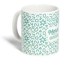 Gifi Mug Merci pour cette année céramique Ø8xH10cm 4 modèles
