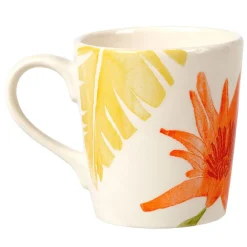 Gifi Mug motif feuilles tropicales 40 cl