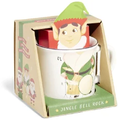 Gifi Mug Noël gourmand Ø11xH16cm - 3 modèles