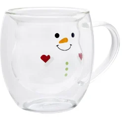Gifi Mug Noël verre double paroi 30cl - 2 modèles