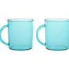 Gifi Mug plastique vert émeraude x2