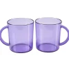 Gifi Mug plastique violet x2