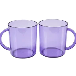 Gifi Mug plastique violet x2