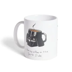 Gifi Mug Star Wars Dark Vador blanc et noir 315ml