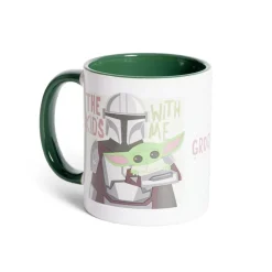 Gifi Mug Star Wars Mandalorian Storm Trooper blanc et vert 315ml