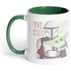 Gifi Mug Star Wars Mandalorian Storm Trooper blanc et vert 315ml