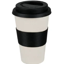 Gifi Mug transportable blanc&noir mélaminé