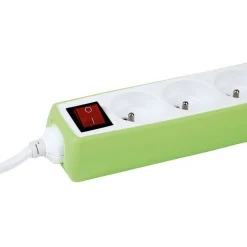 Gifi Accessoires Électriques^Multiprise avec housse silicone verte