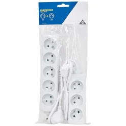 Gifi Accessoires Électriques^Multiprise blanche x 2
