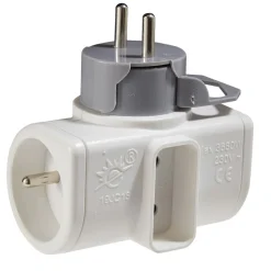 Gifi Accessoires Électriques^Multiprise rotative 180° triplite blanche