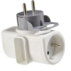 Gifi Accessoires Électriques^Multiprise rotative 180° triplite blanche