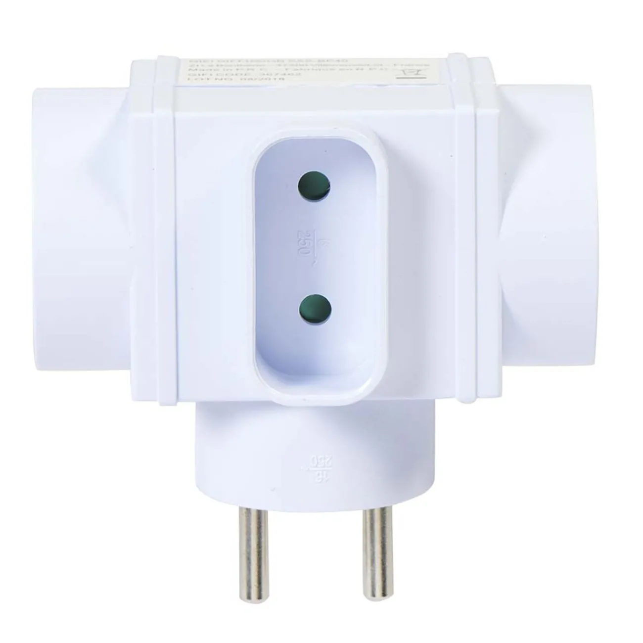 Gifi Accessoires Électriques^Multiprise triplite blanche