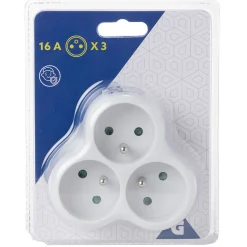Gifi Accessoires Électriques^Multiprise triplite triangulaire 3x 16A