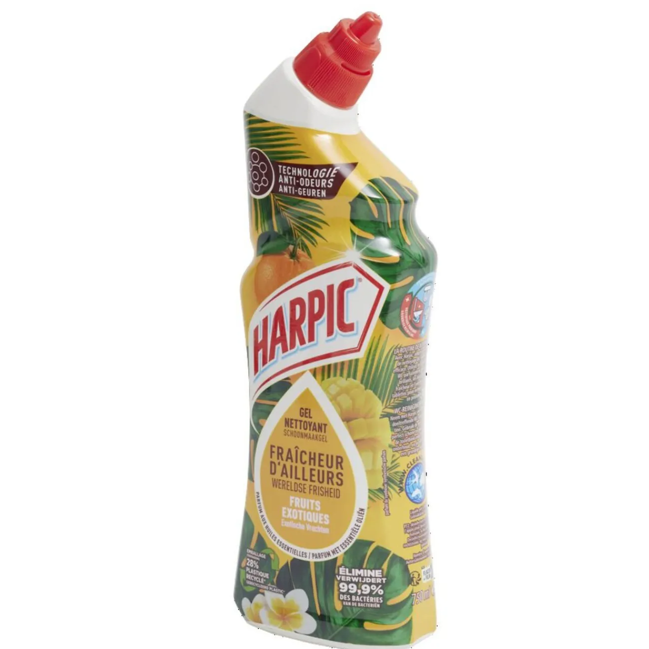 Gifi Nettoyage Et Entretien|Nettoyant gel WC Harpic fraîcheur d'ailleurs fruits exotiques de bambou 750ml
