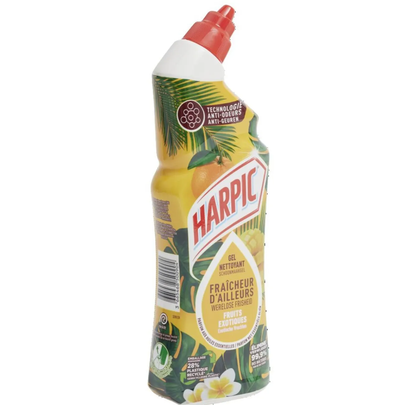 Gifi Nettoyage Et Entretien|Nettoyant gel WC Harpic fraîcheur d'ailleurs fruits exotiques de bambou 750ml