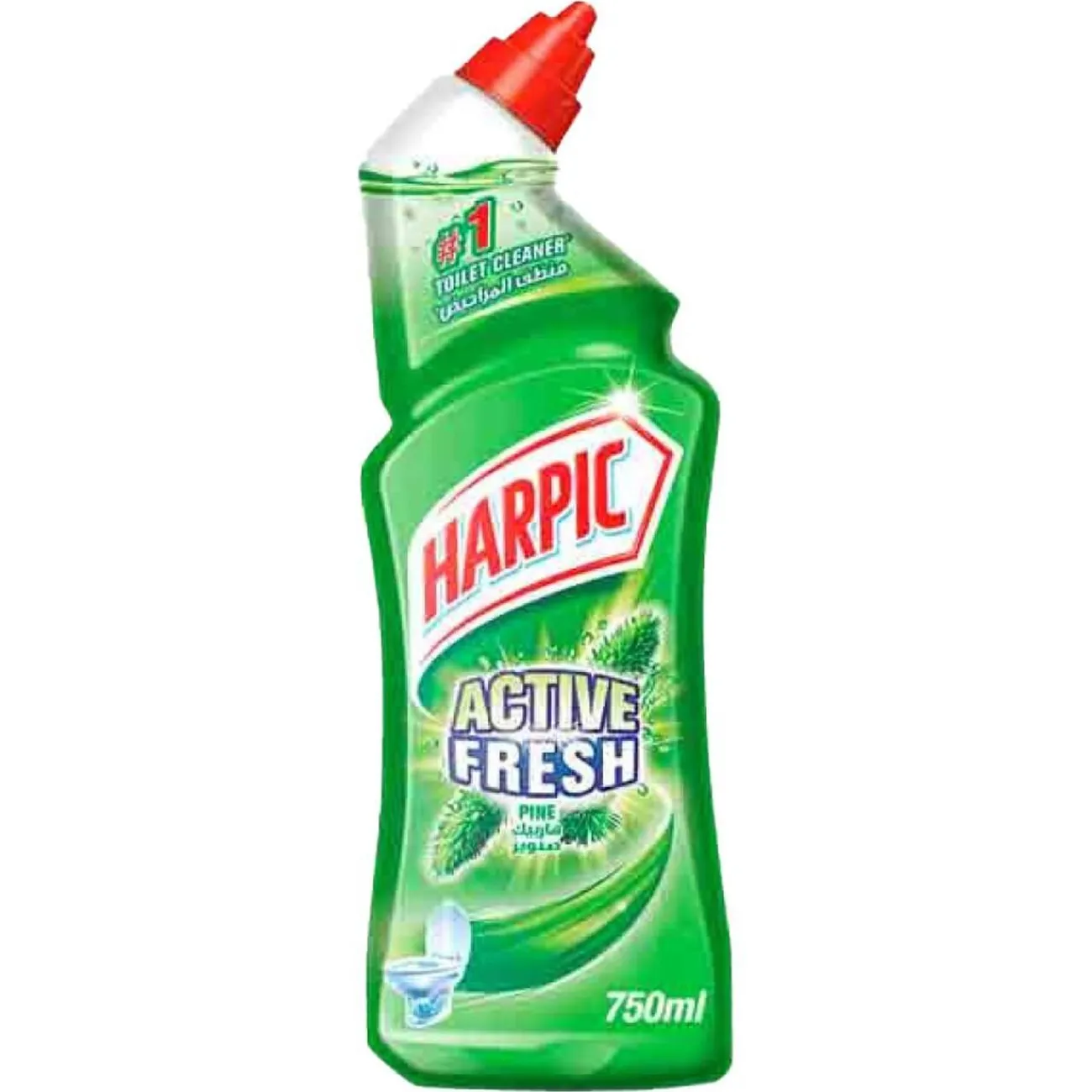 Gifi Nettoyage Et Entretien|Nettoyant WC Harpic 750 ml vinaigre blanc et eucalyptus vert