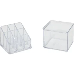 Gifi Beauté^Organisateur à maquillage 2 niveaux transparent