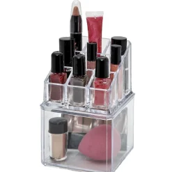 Gifi Beauté^Organisateur à maquillage 2 niveaux transparent