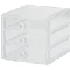 Gifi Beauté^Organisateur à maquillage 3 tiroirs transparent