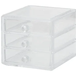 Gifi Beauté^Organisateur à maquillage 3 tiroirs transparent