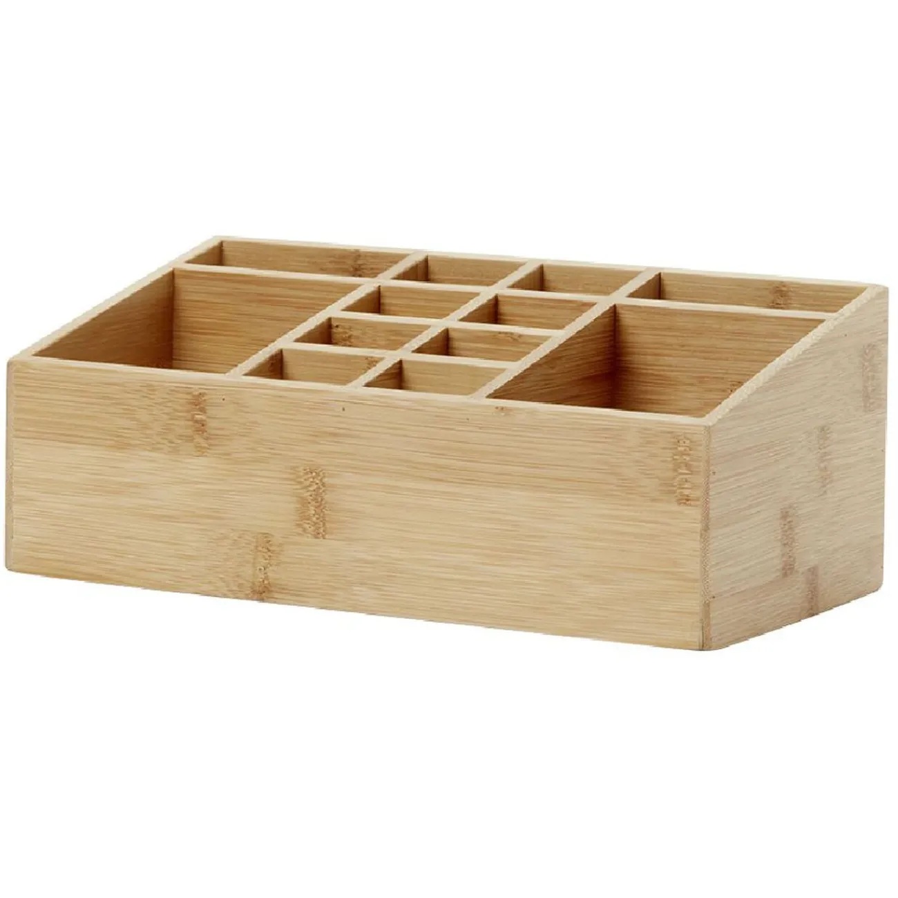 Gifi Aménagement Salle De Bain^Organisateur en bambou 12 compartiments